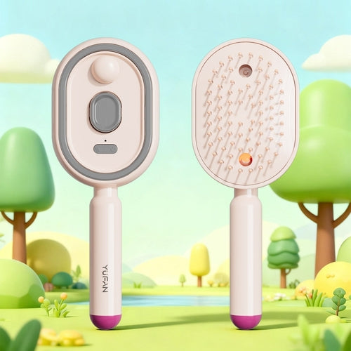 Cepillo Masajeador Eléctrico con Spray de Aceite Esencial Atomizado