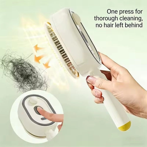 Cepillo Masajeador Eléctrico con Spray de Aceite Esencial Atomizado